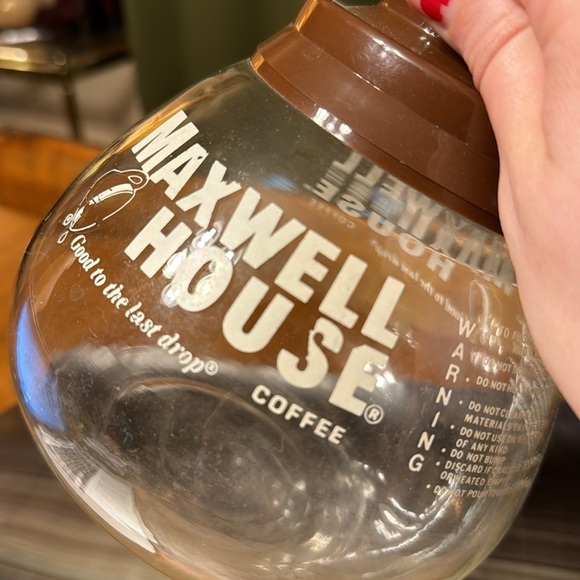 Vintage Maxwell House Glass Coffee E-174 Carafe Vintage Maxwell House Coffee Pot - Picture 11 of 13